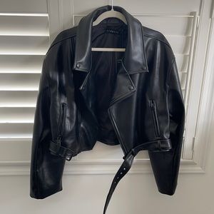 Lioness Staten Island leather jacket